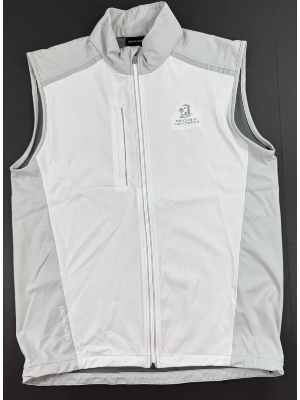 Galvin Green Mens Golf Vest Sleeveless Full Zip Size Large Club At Castlewood CA
